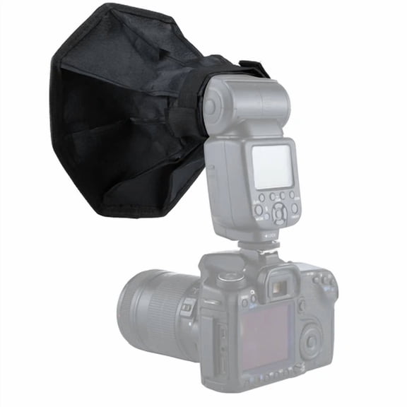 CRESTIN- 20Cm Foldable Soft Flash Light Diffuser Softbox Cover Photography Flash Tool