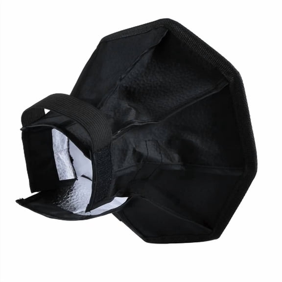 CRESTIN- 20Cm Octangle Style Foldable Softbox Diffuser For Speedlight Speedlite Flash