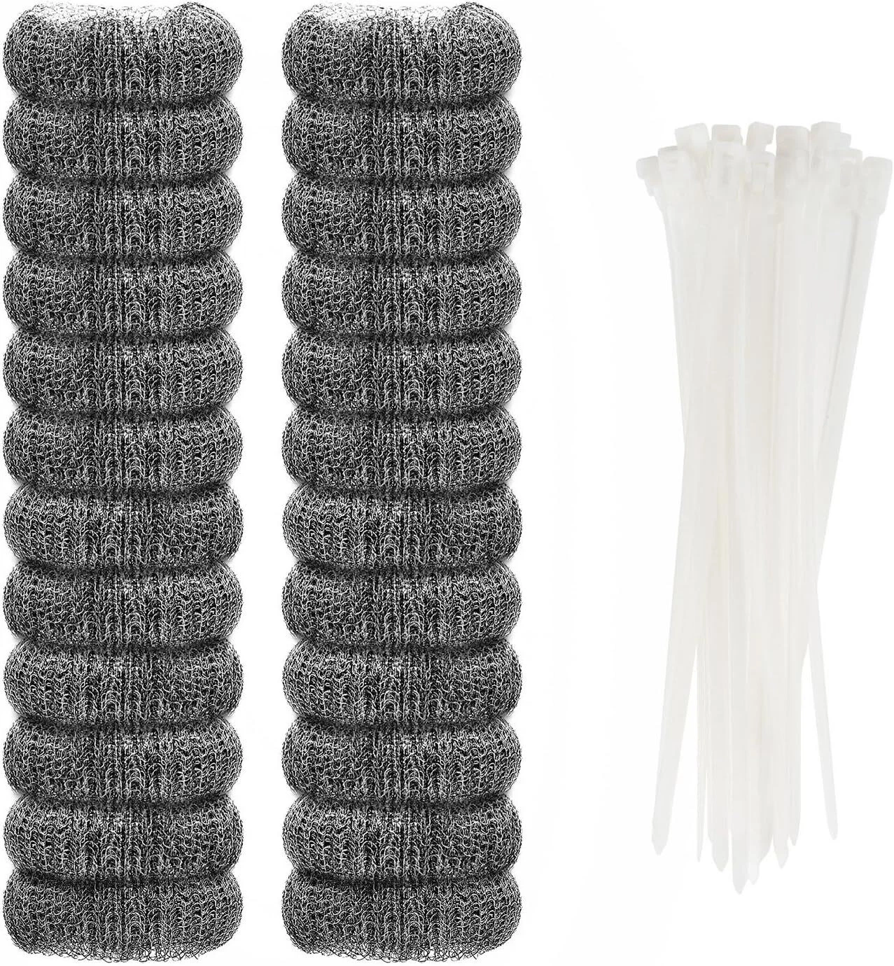 CRESTIN- 24Pcs Washing Machine Lint Traps With Cable Ties Drain Hose Screen Filters Usa