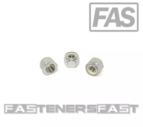 CRESTIN- (25) 3/8-24 Stainless Steel Nylon Insert Lock Nuts - Fine Thread Unf 3/8-24