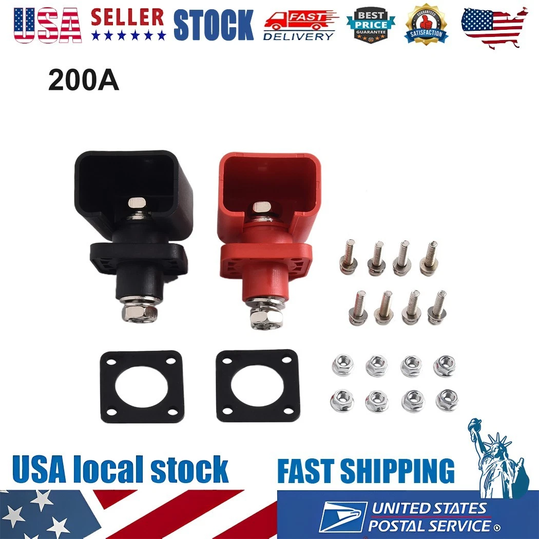 CRESTIN- 2X 200A High Current Energy Storage Terminal Battery Connector Terminal Block