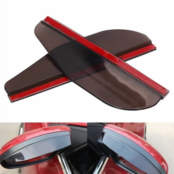 CRESTIN- 2X Car Rear View Side Mirror Rain Eyebrow Board Guard Sun Visor Accessories Eoa