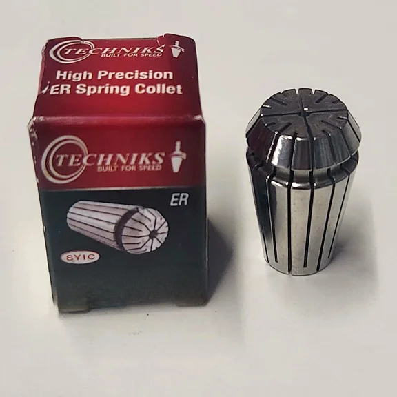 CRESTIN- 3/16 Er16 Precision Collet - .0002 T.I.R Techniks 04216-3/16