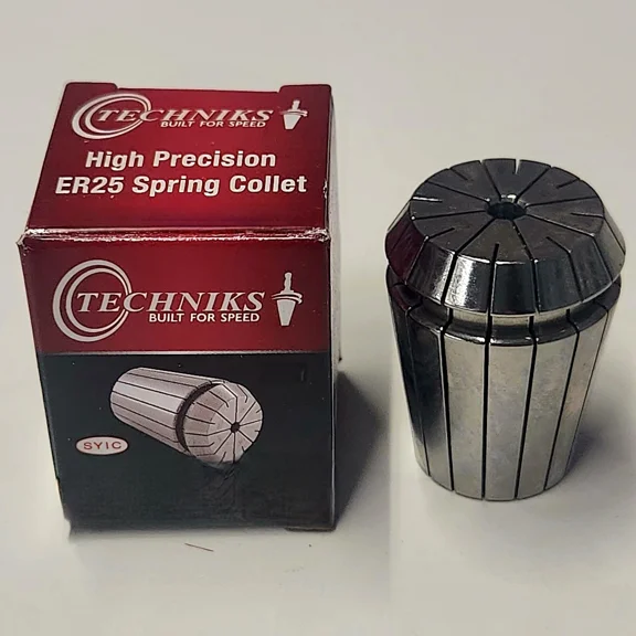CRESTIN- 3/8 Er25 Precision Collet - .0002 T.I.R Techniks 04225-3/8