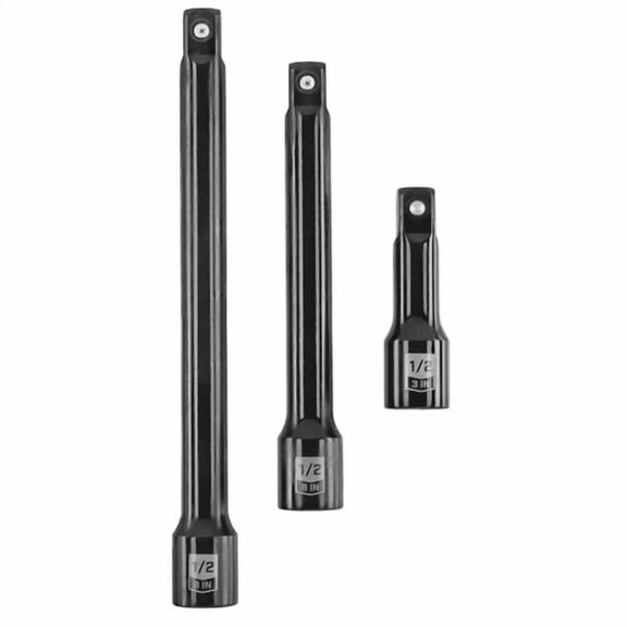CRESTIN- 3-Piece 1/2-Inch Drive Impact Extension Bar Set