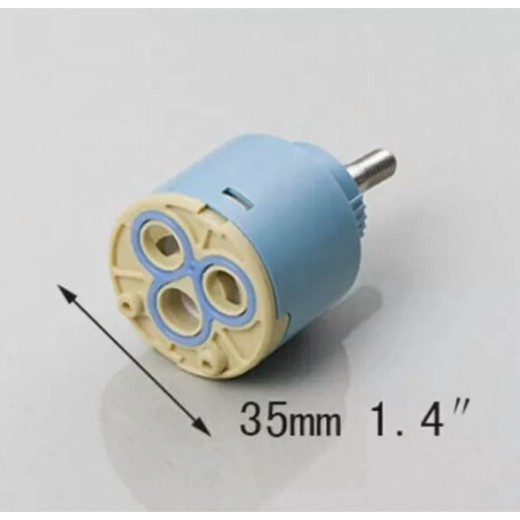 CRESTIN- 35Mm Ceramic Disc Cartridge Faucet Accessories Faucet Tap Mixer Valve Flat