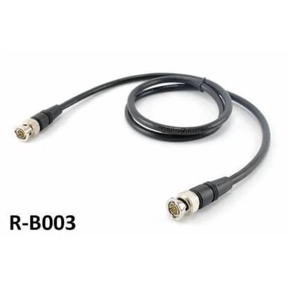 CRESTIN- 3Ft. Rg59/U 75Ohm Coaxial Video Cable W/ Bnc Male To Male Connectors, R-B003