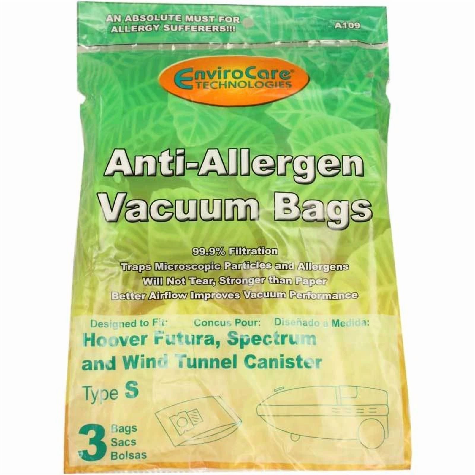 CRESTIN- 3Pk, Hoover S Canister-Allergen, Paper Bags A109