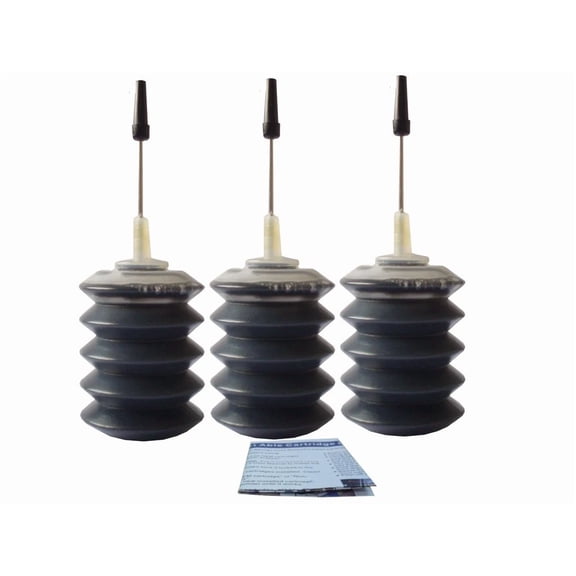 CRESTIN- 3X30Ml Black Refill Ink For Brother Lc41 Lc51 Lc61 Lc71 Lc79 Cartridges