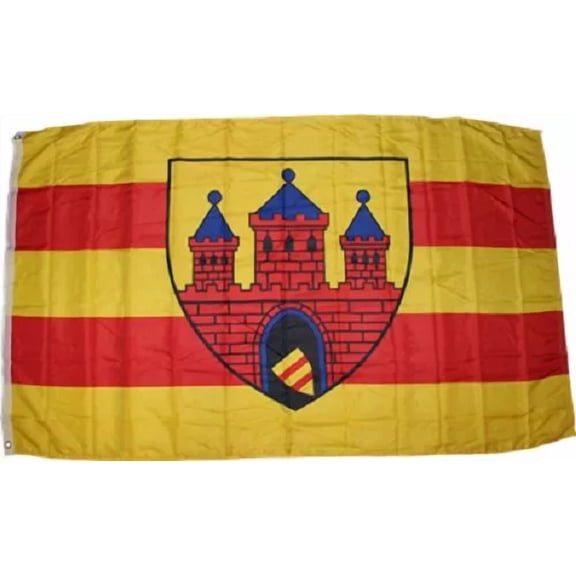 CRESTIN- 3X5 Oldenburg German City Flag Rough Tex Knitted Flag 3'X5' Banner