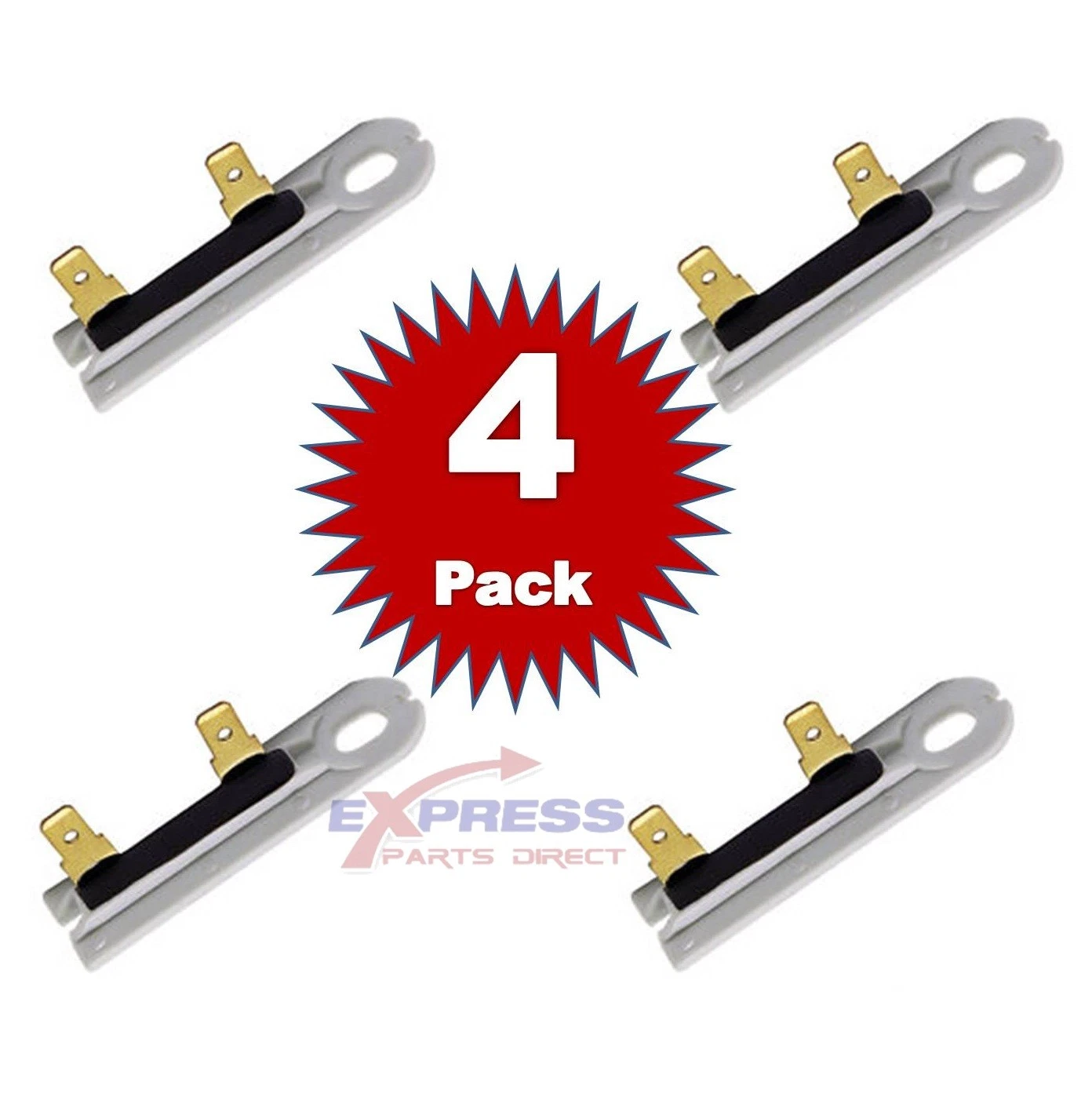CRESTIN- (4 Pack) 3392519 Dryer Thermal Fuse Replaces Wp3392519, Ps11741460, Ap6008325