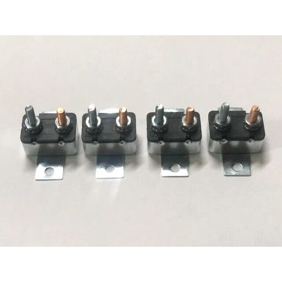 CRESTIN- 4-Pack 40 Amp Auto-Reset Circuit Breaker 40A Electric Wire Switch Fan Light Lamp