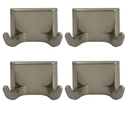 CRESTIN- (4 Pack) Pamex Corona Double Robe Hook Satin Nickel Bc3Sn-22,