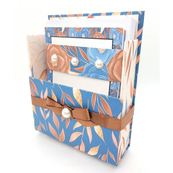 CRESTIN- 42-Pc Stationery Gift Box Set W/Reusable Desktop Organizer Box And Gold Pen - Au