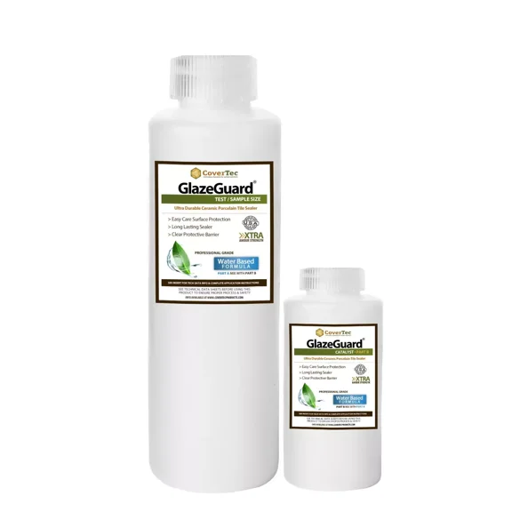 CRESTIN- 4Oz (Sample-Small Area) Glazeguard Gloss Ceramic, Porcelain Tile & Grout Sealer