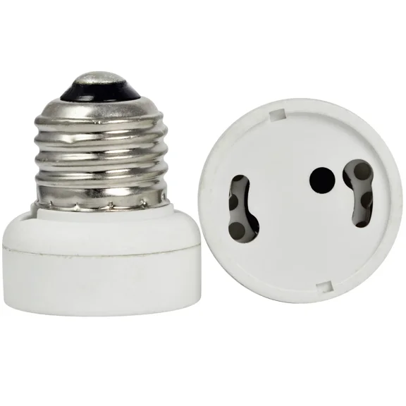 CRESTIN- 4Pcs E26 Mediumedison Screw To Gu24 Bin-Pin Base Socket Adapter Converter