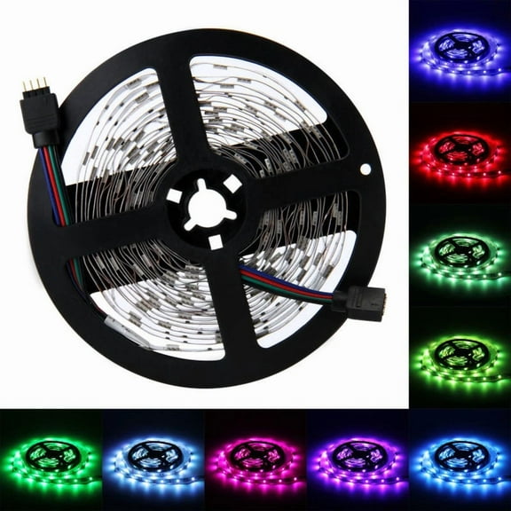 CRESTIN- 5M Rgb 5050 Led Strip String Rope Tape Light 150 Led For Home Indoor Party Decor