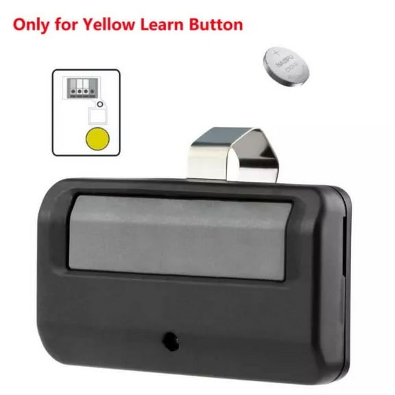 CRESTIN- 891Lm For Liftmaster Chamberlain Garage Door Opener Remote-Yellow Learn Button??