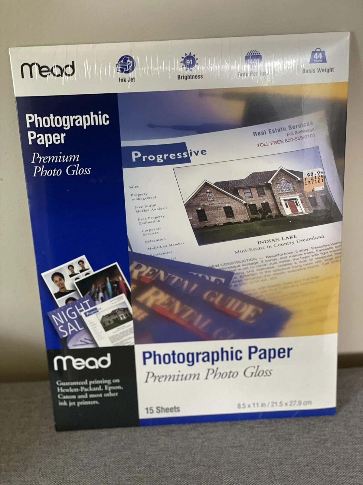 CRESTIN- 90'S Vintage Mead 39024 Photographic Premium Gloss Photo Paper Ink Jet