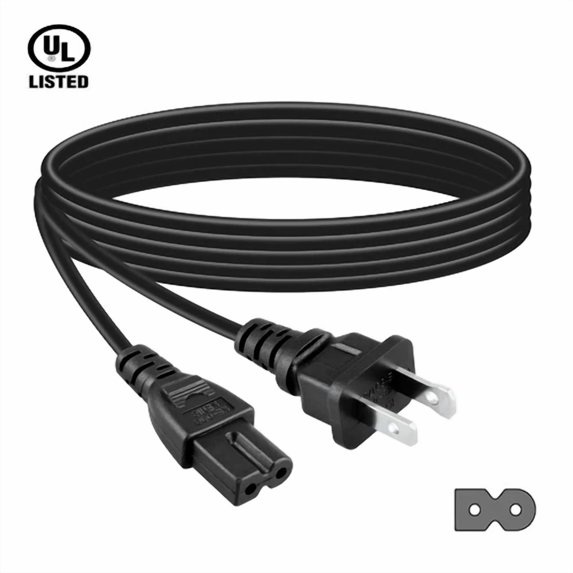 CRESTIN- Ac Power Cord Cable For Vizio M657-G0 M658-G1 M65-C1 M65-D0 M65-E0 M65-F0 Led Tv