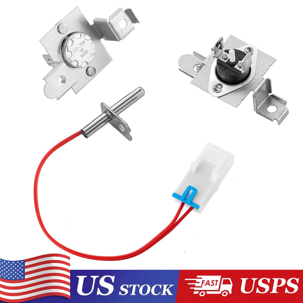 CRESTIN- Agm30045804 Dryer Thermistor &Thermostat Kit 6323El2001B 6931El3003C 6931El3004B