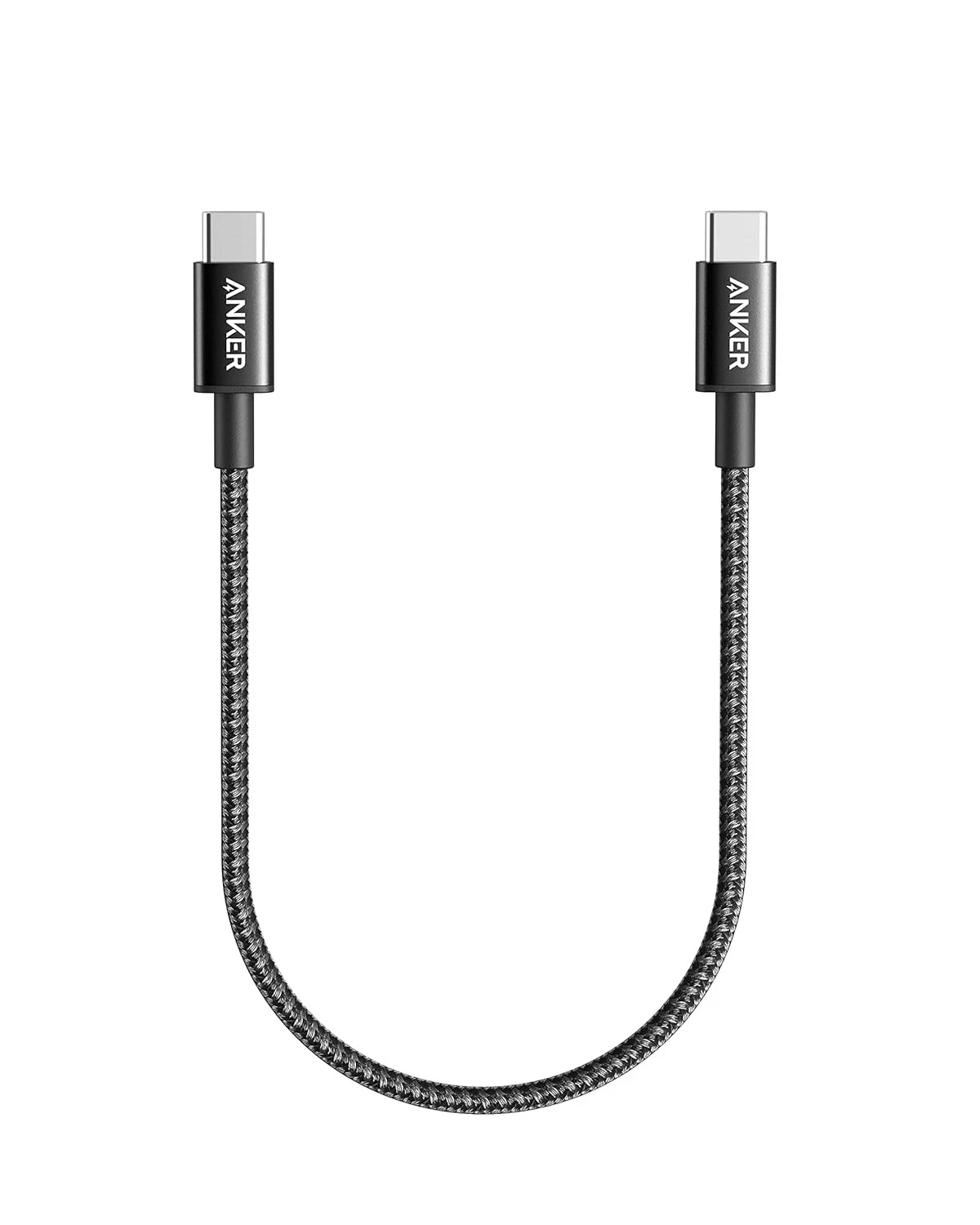 CRESTIN- Anker Usb C To C Cable, Type C 60W Fast Charging Cable (1Ft, 1Ft*2, Black
