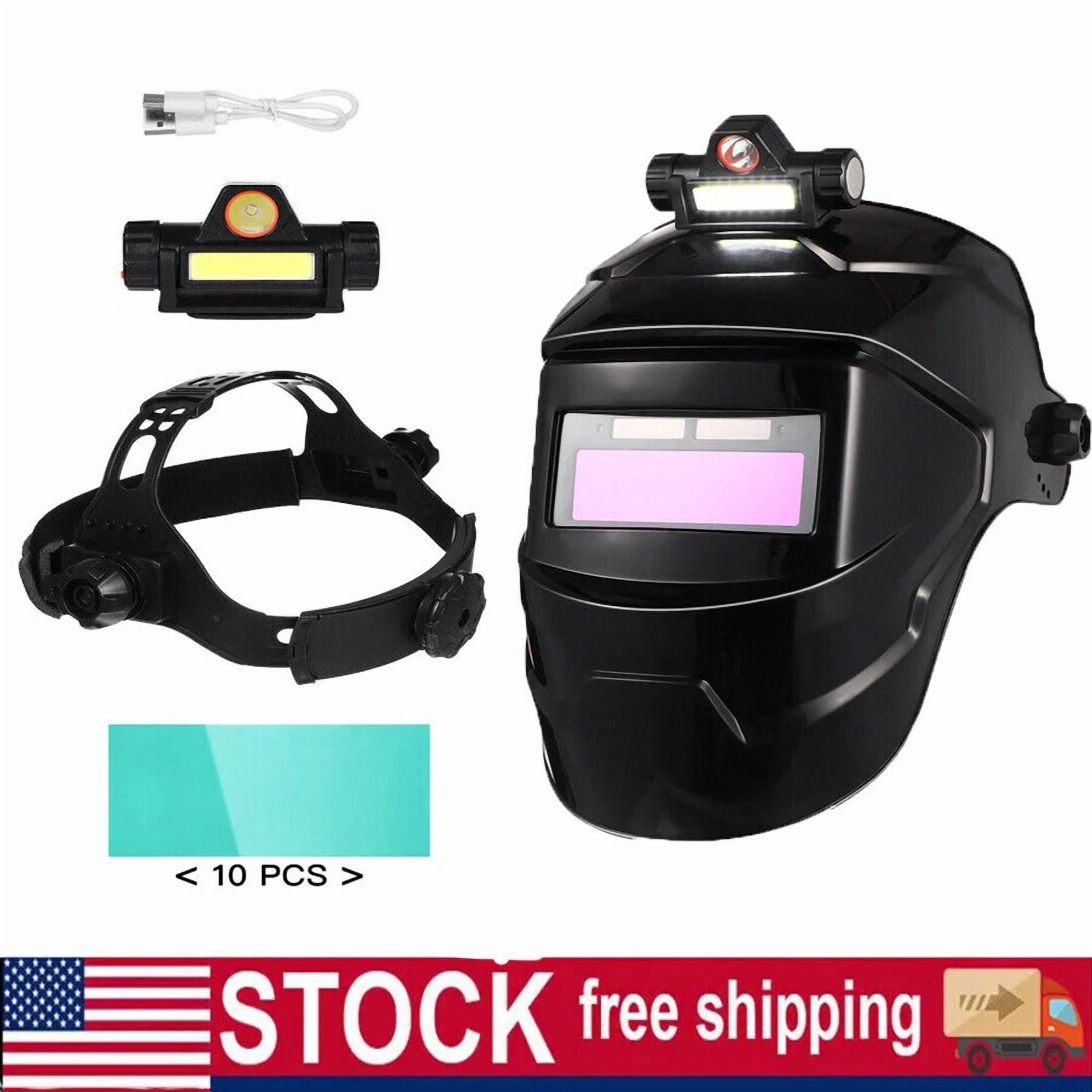 CRESTIN- Auto Darkening Welding Mask Helmet Arc Tig Mig Grinding Us Usb Powered Welders