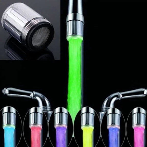 CRESTIN- Automatic Led 7 Color Changing Bright Light Home Bathroom Showers Water Head