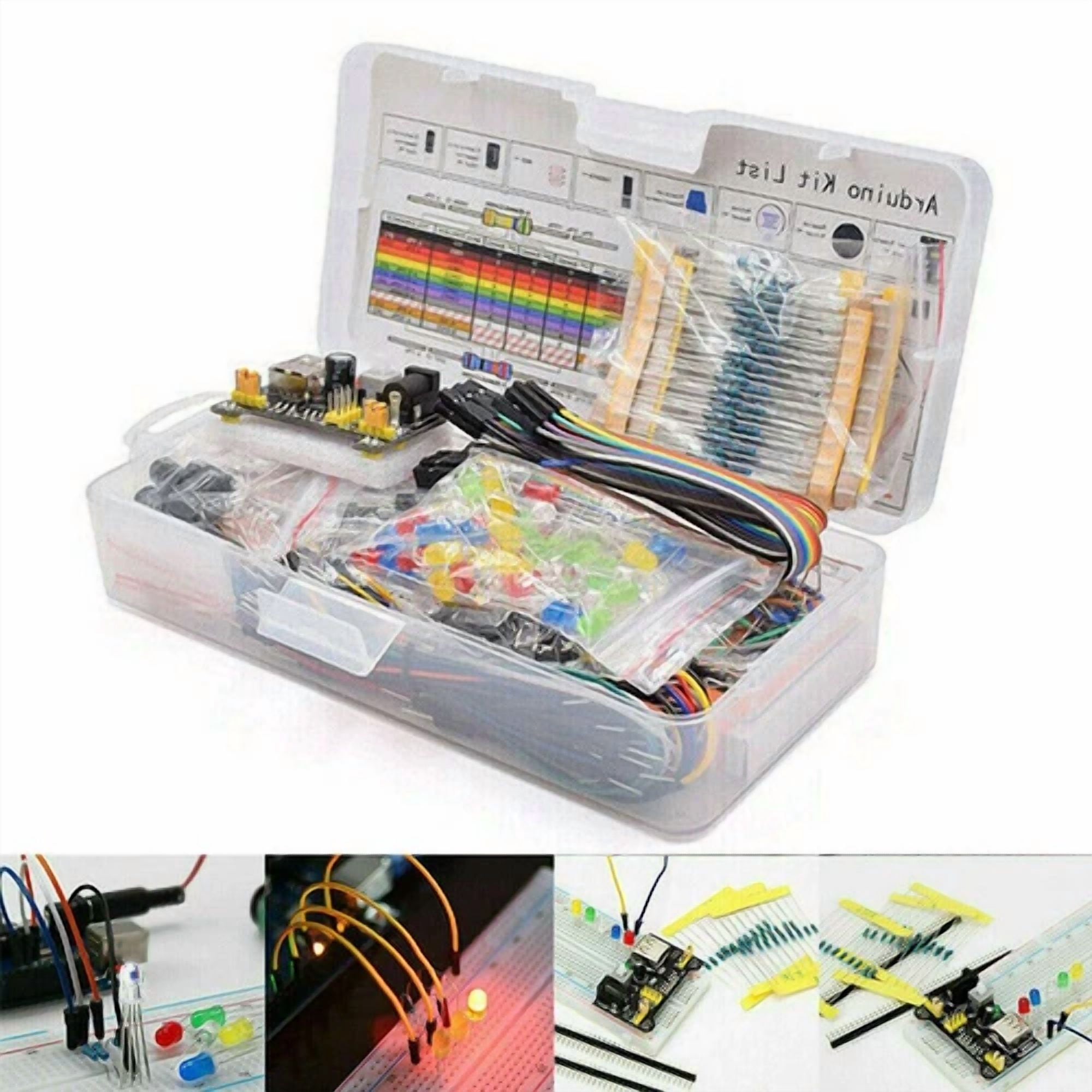 CRESTIN- Basic Starter Electronics Component Kit Tie-Points Breadboard Resistor L2K8