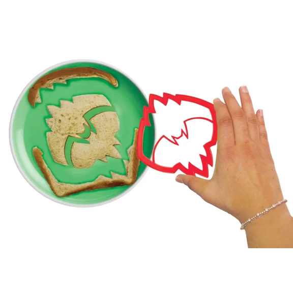 CRESTIN- Batman Batbytes Bat Logo Shape Sandwich Bread Crust / Cookie Cutter - Red