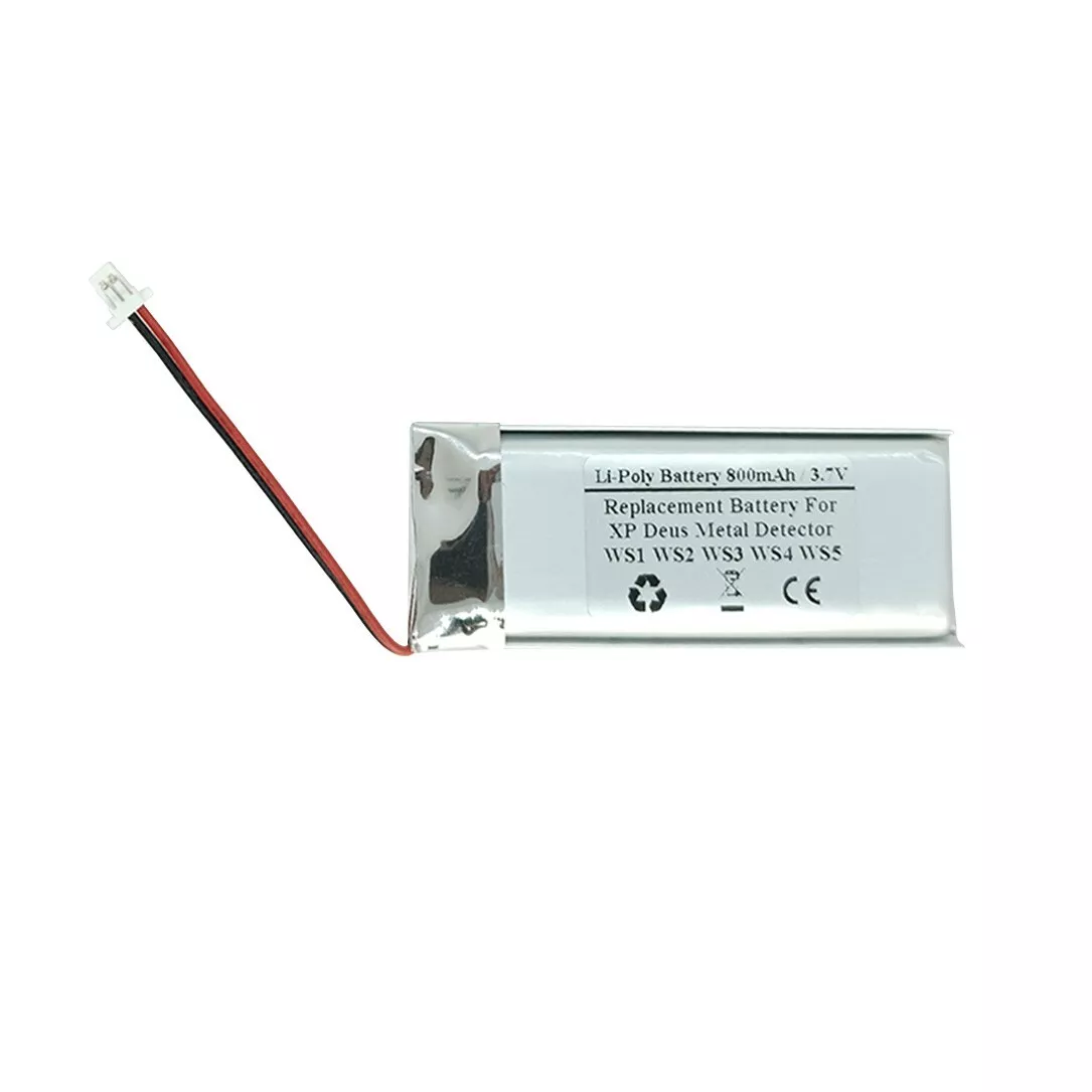 CRESTIN- Battery For Xp Deus Metal Detector Ws1 Ws2 Ws3 Ws4 Ws5, Mi-4 Pinpointers