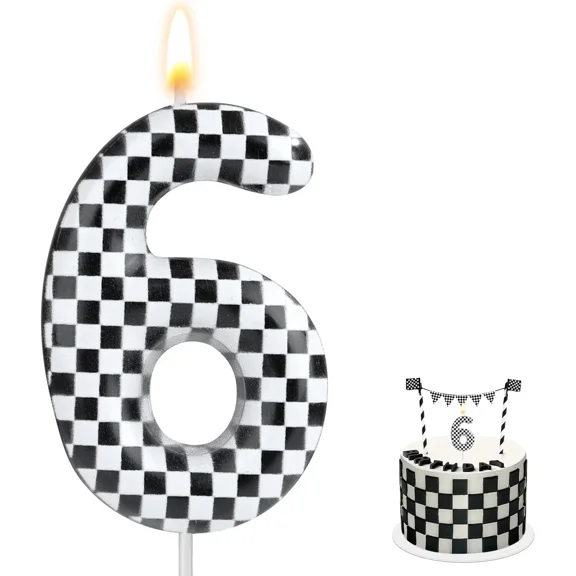 CRESTIN- Birthday Number Candles, Happy Birthday Cake Toppers Birthday Cake Toppers Numer
