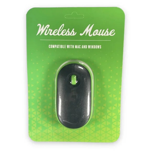 CRESTIN- Black And Green Wireless Mouse