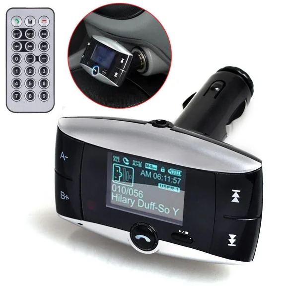 CRESTIN- Bluetooth Wireless Fm Transmitter Modulator Car Kit Mp3 Player Sd Usb Lcd Remote