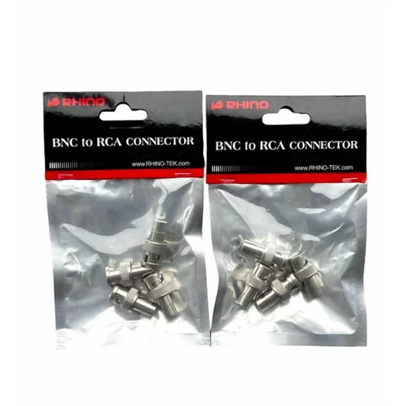 CRESTIN- Bnc To Rca Connector 8 Pcs Cctv Security Camera