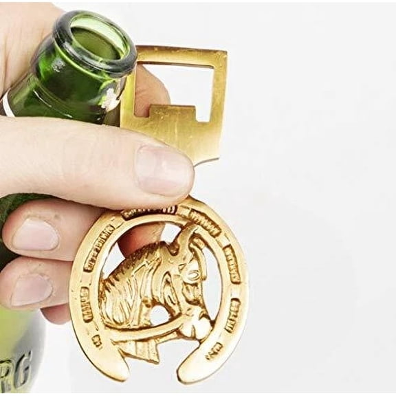 CRESTIN- Bottle Opener Soda Beer Horse Head Brass Decorative Kitchen Home Bartenders Tool