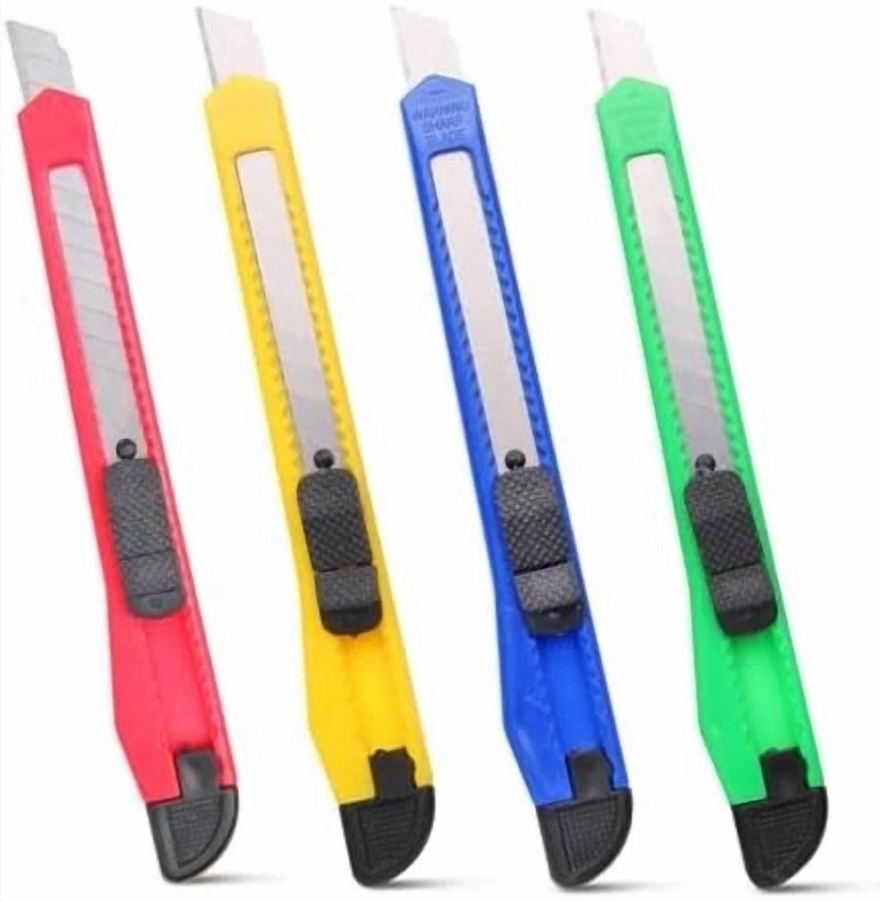 CRESTIN- Box Cutter Knife, 4 Pack, Utility Knives, Razor Blade Opener