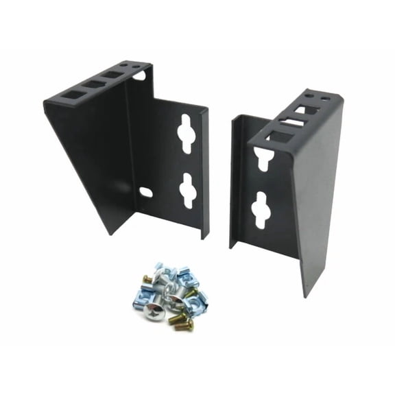 CRESTIN- CNAweb 1U 19 Network Rack Bracket for Wallmount Vertical Hang or Desk Mount