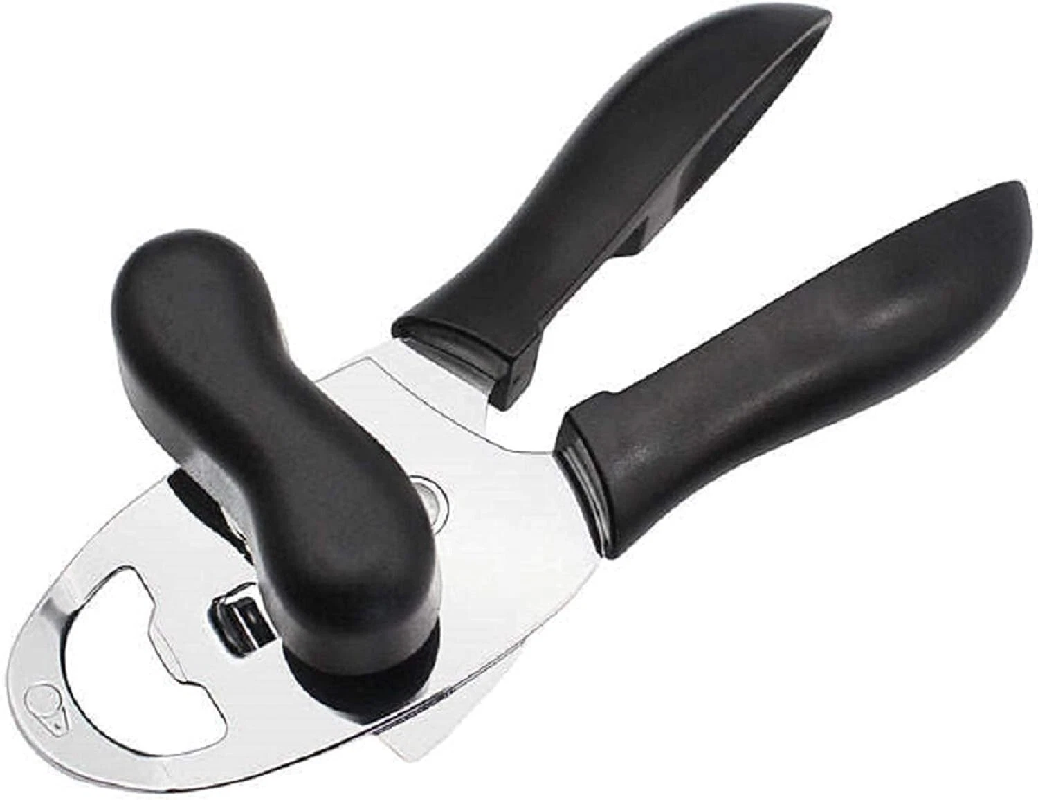CRESTIN- Can Opener - 4 In 1 Stainless Steel, Manual Easy Bottle Openers With Ultra Sharp