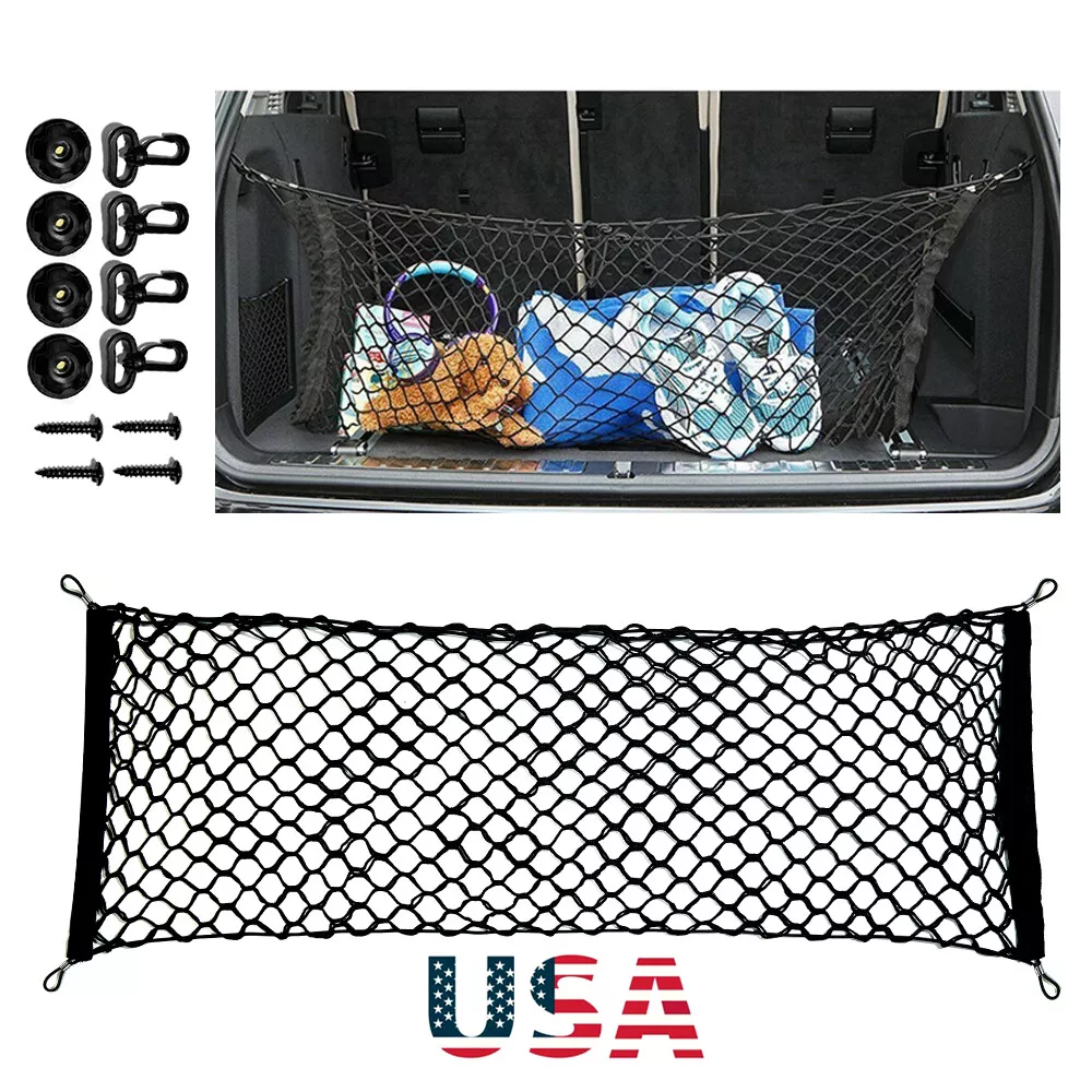 CRESTIN- Car Accessories Trunk Cargo Nets Storage Organizer Storage Mesh