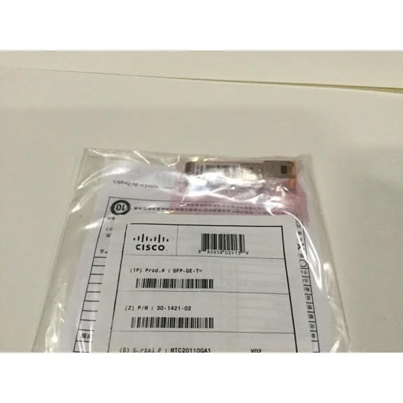 CRESTIN- Cisco Sfp-Ge-T 1000Base-T Rj-45 Copper Sfp Transceiver Module 30-1421-01