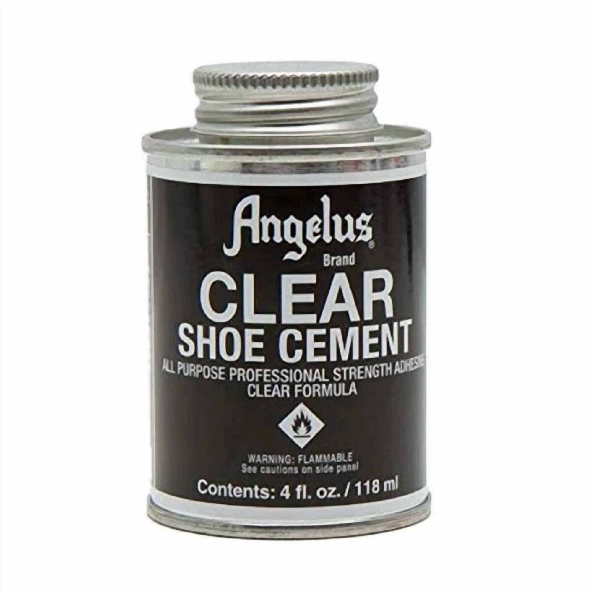 CRESTIN- Clear Shoe Cement Adhesive For Leather Rubber Plastic Vinyl 4Oz All Purpose Glue