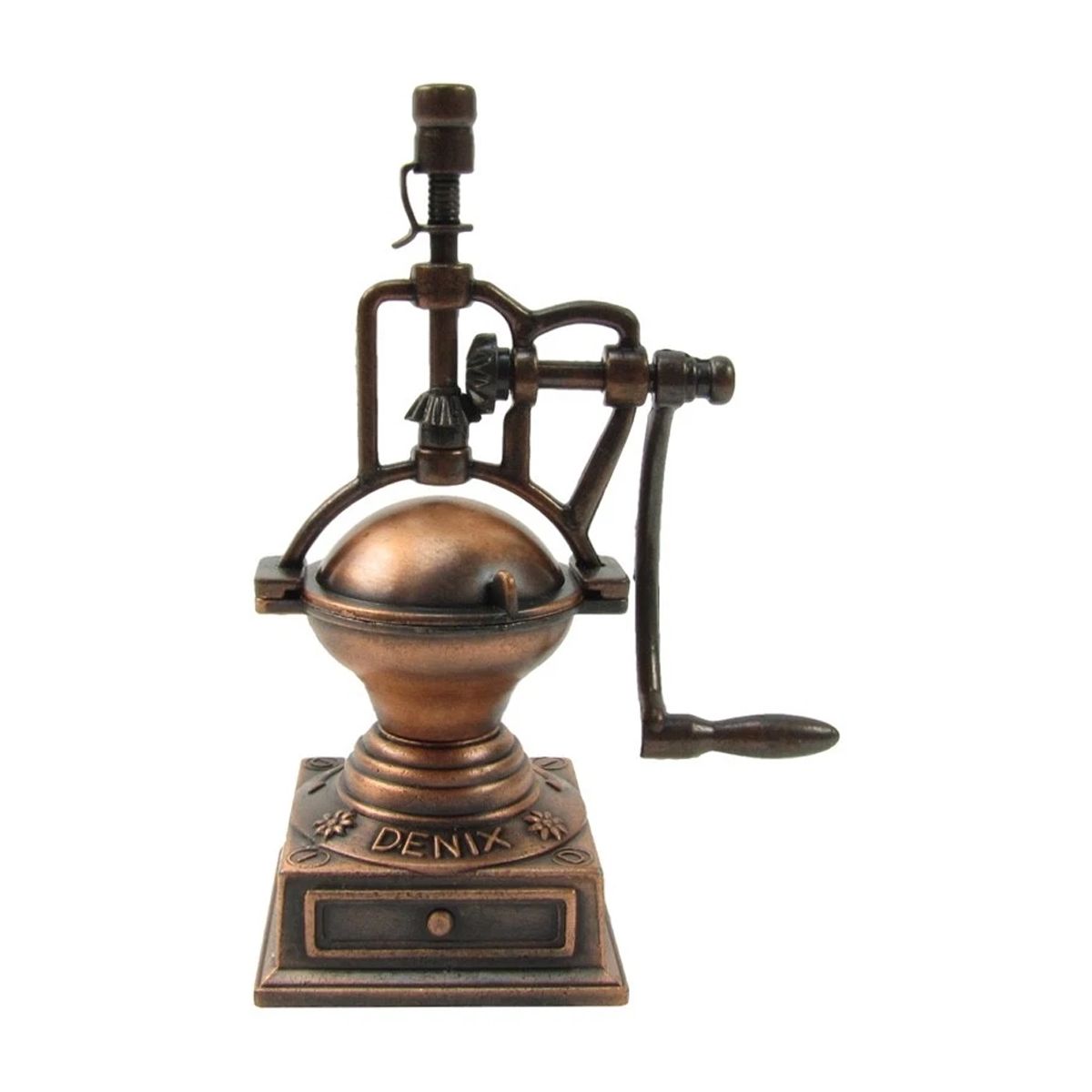 CRESTIN- Coffee Lover Gift Miniature Hand Crank Grinder Mill Metal Desk Pencil Sharpener