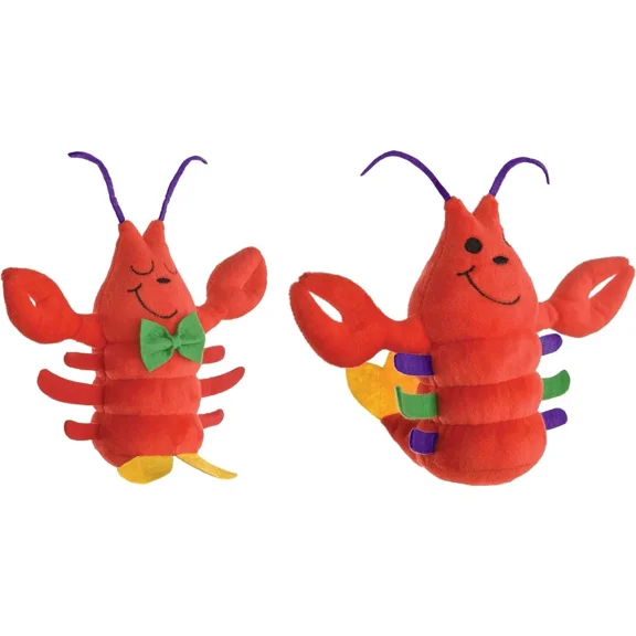 CRESTIN- Crawfish Mardi Gras Party Decoration Roly Poly Plush Toy 1 Ct. Stuffed Animal