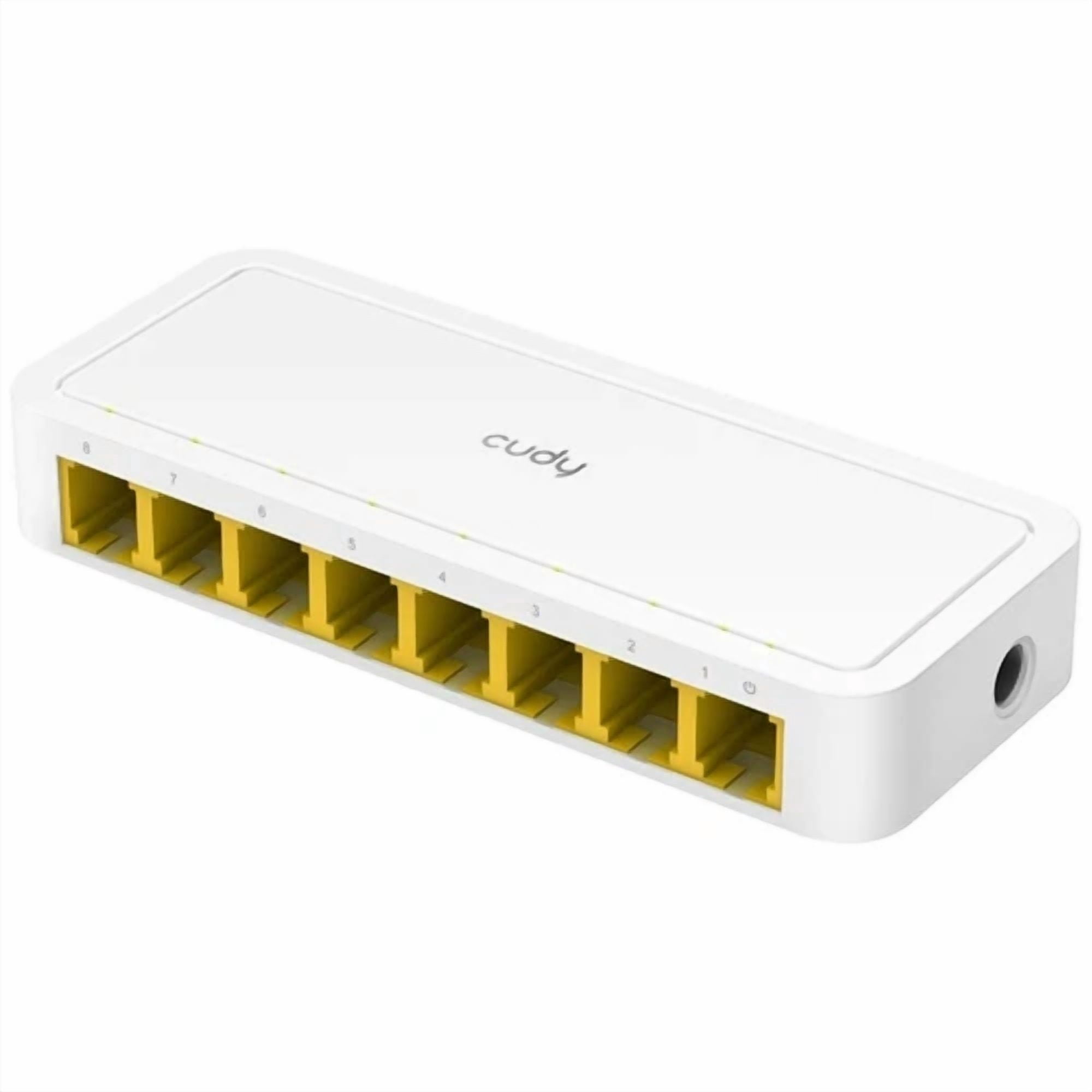 CRESTIN- Cudy FS108D | 8-Port 10/100Mbps Fast Ethernet Unmanaged Desktop Switch