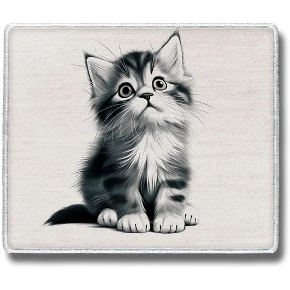 CRESTIN- Cute Cat Pattern Kawaii Mouse Pad, 30X25Cm