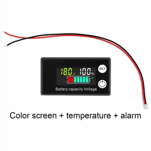 CRESTIN- Dc 8-80V Digital Lcd Display Voltage Meter Voltmeter Battery Power Indicator