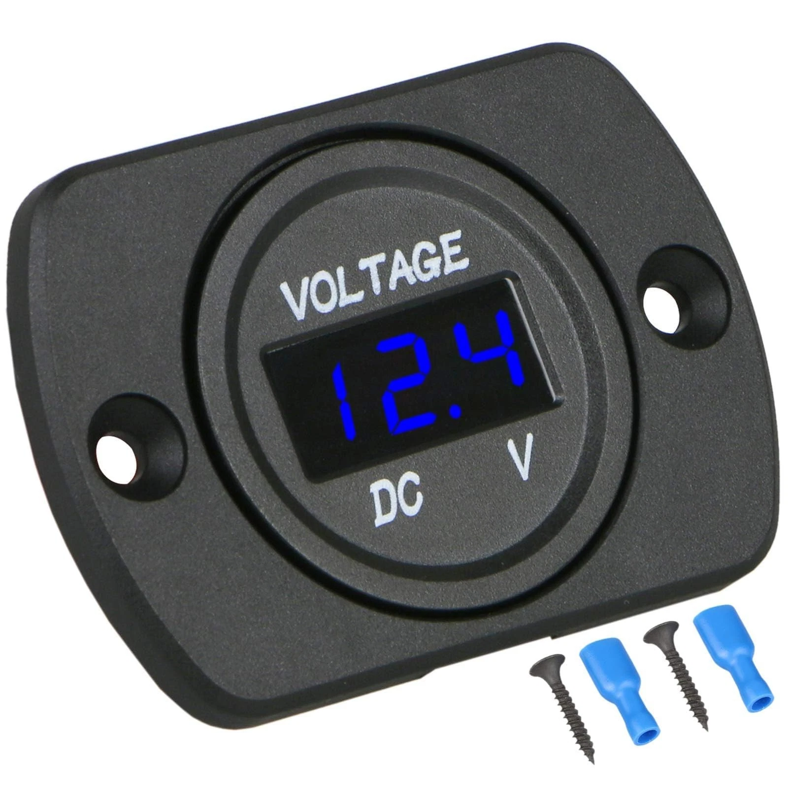 CRESTIN- Dc Volt Meter 12V, Battery Voltage Gauge 12V, Digital Voltage Meter 12 Volt, ...