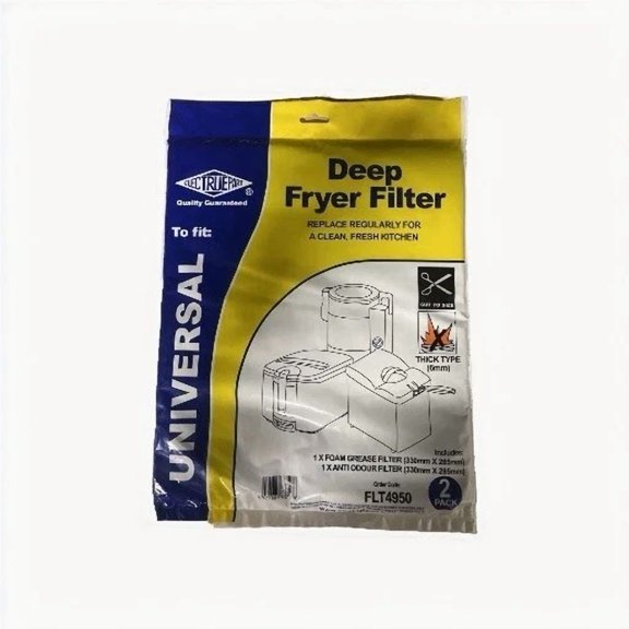 CRESTIN- Deep Fryer Filter Fits Universal Two Pack