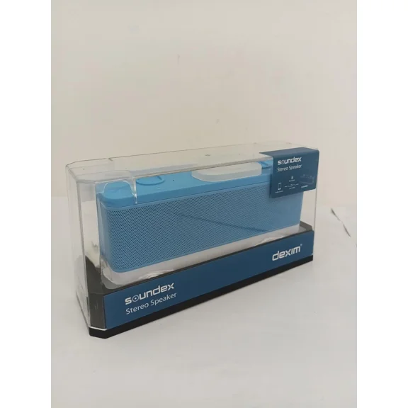 CRESTIN- Dexim Soundex Portable Bluetooth Blue Speaker